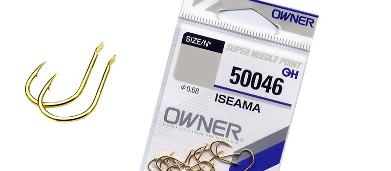 Owner haczyki ISEAMA 50046 - złoty - #1