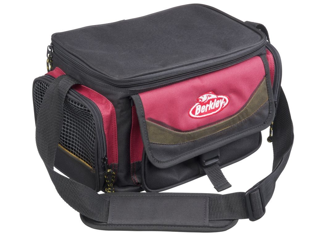 Berkley torba z pudełkami System Bag Red-Black + 4 boxes - 34x18.5x29.5cm