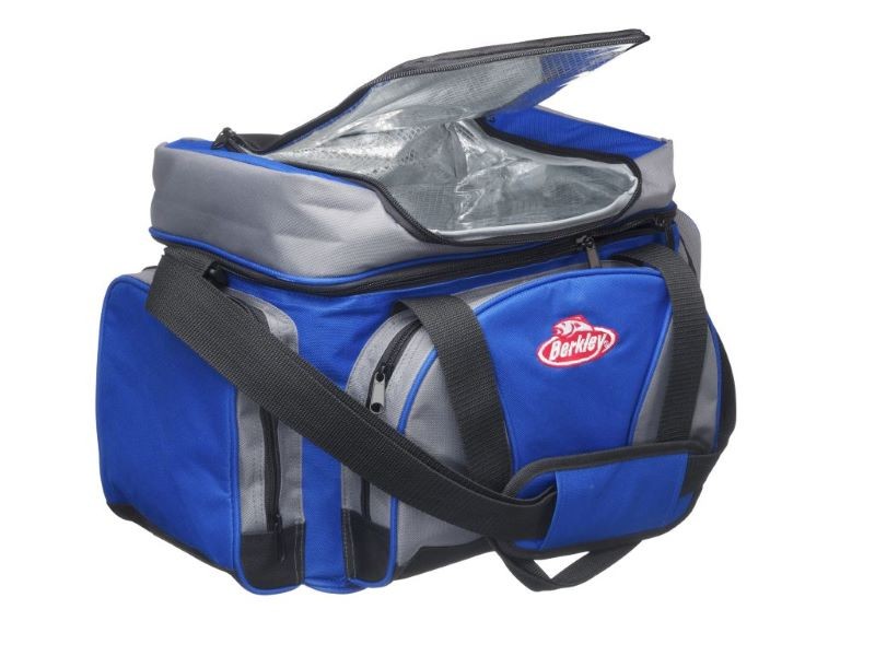 Berkley torba z pudełkami System Bag L Blue-Grey-Black + 4 boxes - 47x21.5x32cm