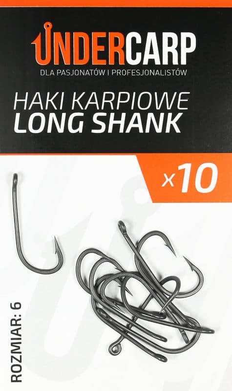 Undercarp haczyki Long Shank 10szt. - #10