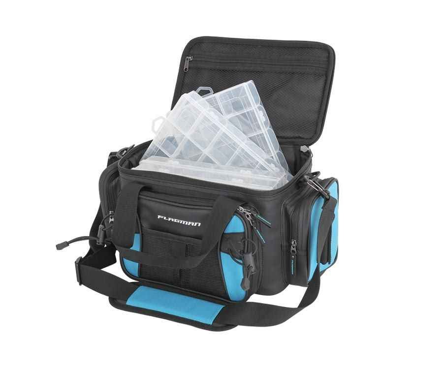 Flagman torba spinningowa Lure Bag + 4 pudełka - 41x25x20cm