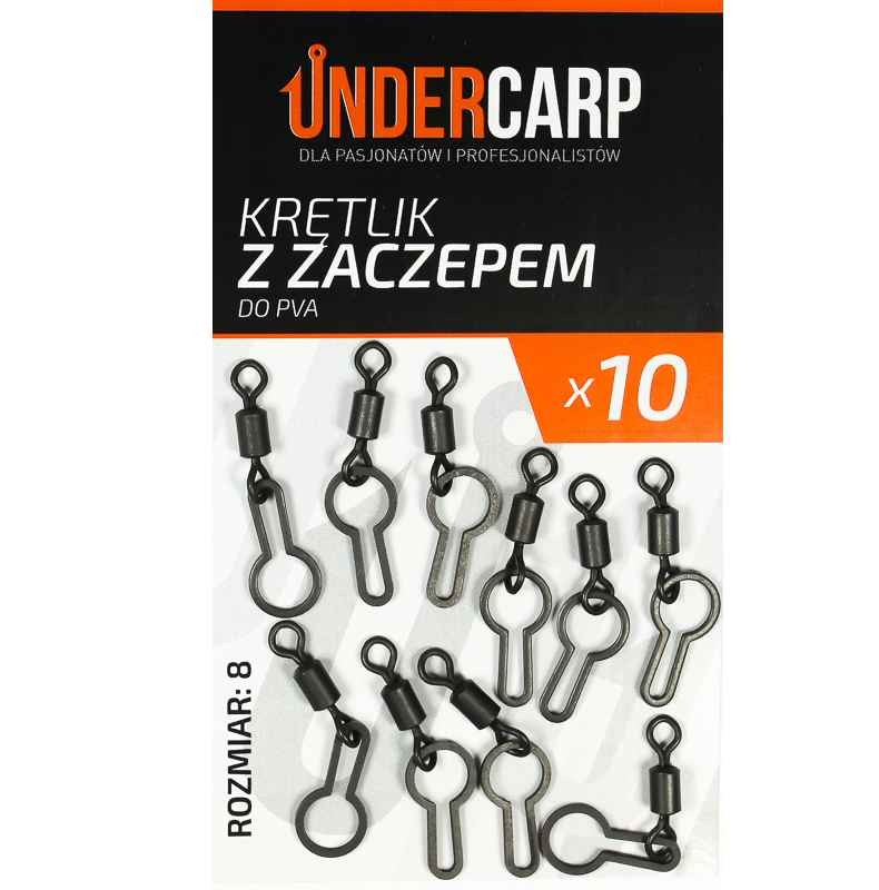 Undercarp krętlik z zaczepem do PVA 10szt.