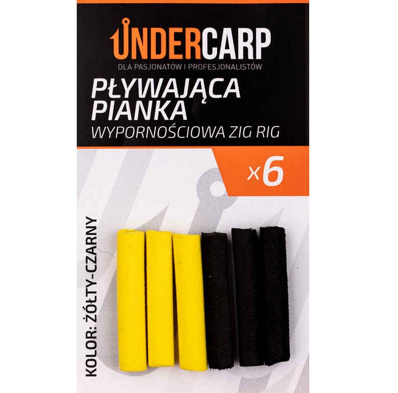 Undercarp pianka wypornościowa Zig Rig 3+3 - Żółty/Czarny
