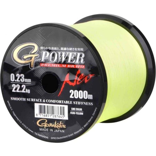 Gamakatsu_plecionka_G-Power_Premium_Fluo_Yellow