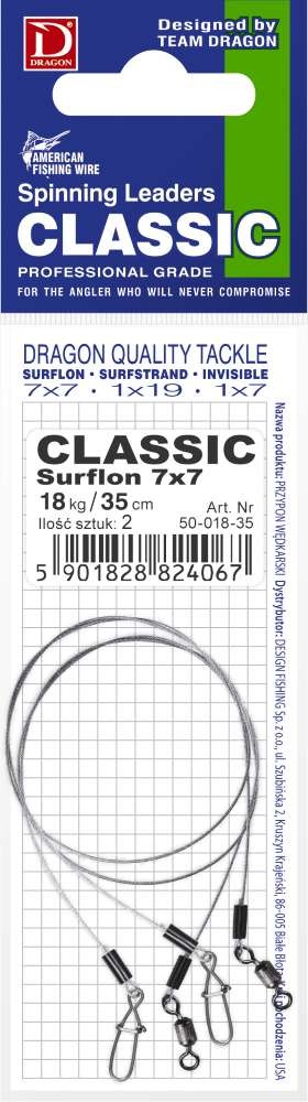 Dragon przypon Surfstrand Classic 1x7 2szt. - 35cm/9kg