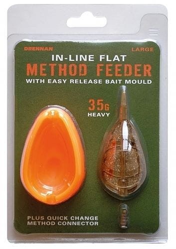 Drennan koszyk In-Line Flat Method Feeder Set Large - 35g