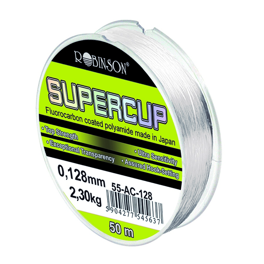 Robinson żyłka przyponowa Supercup 50m - 0,128mm