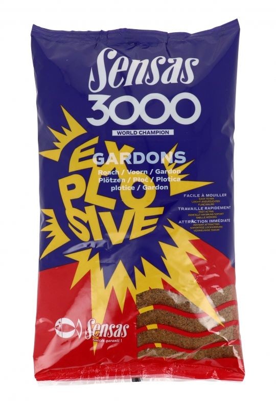 Sensas zanęta 3000 1kg - Explosive Gardons