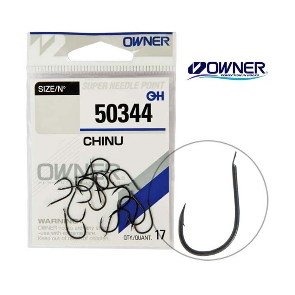 Owner haczyki CHINU 50344 - czarny - #7
