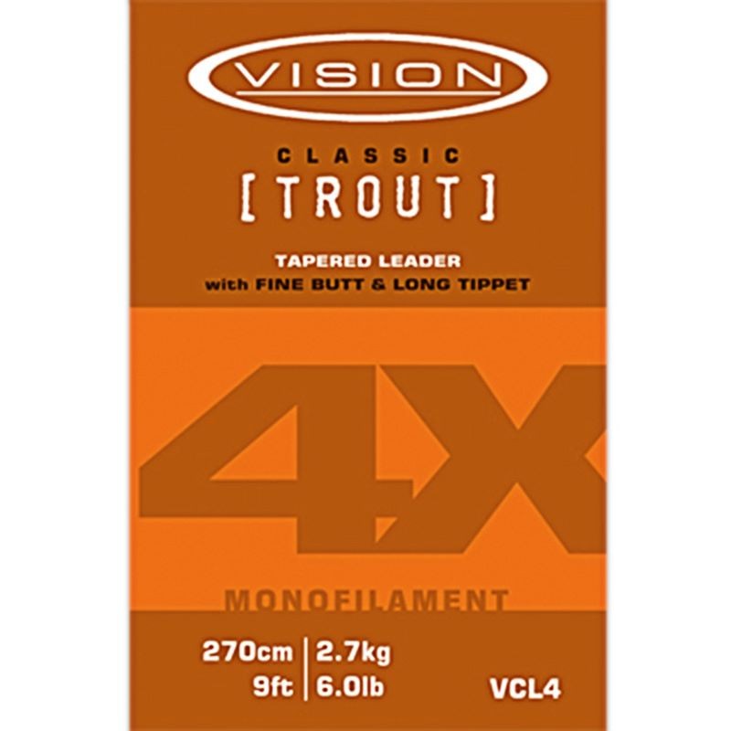 Vision przypon Classic Trout Leader 2,7m - 0,21mm/3,5kg