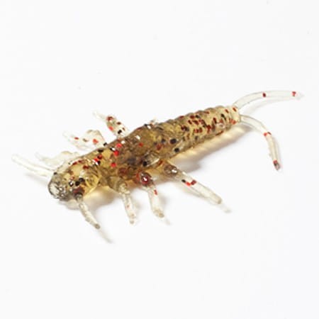 Fishup przynęta gumowa Stonefly 0,75" - #045-Green Pumpkin/Red & Black