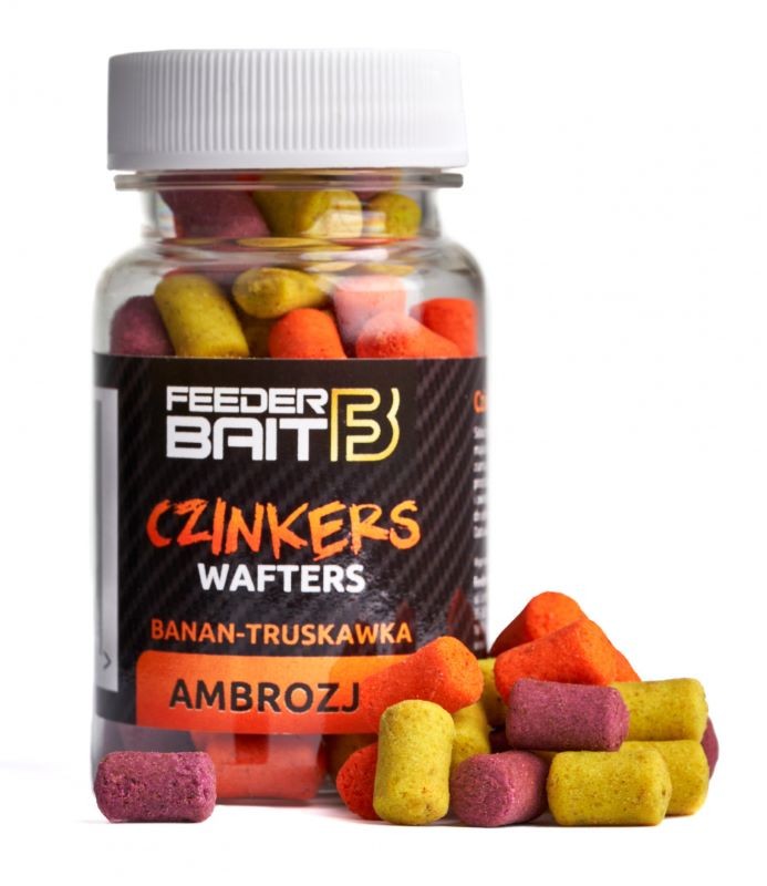 Feeder Bait waftersy Czinkers Ambrozja Truskawka/Banan 60ml - 7/10mm