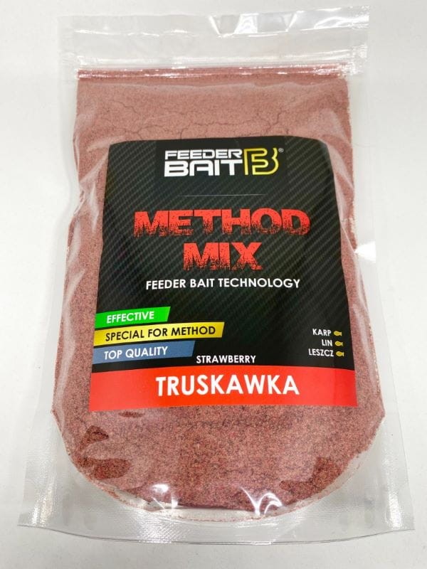 Feeder Bait method mix 800g - Truskawka