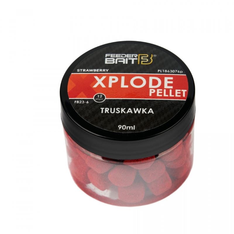 Feeder Bait pellet smużący Xplode 90ml - 12mm - Truskawka