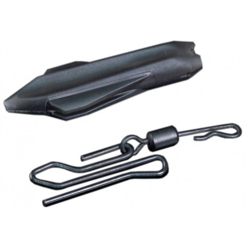 RidgeMonkey bezpieczny klips Uni Lead Clip Silt Black wedkarskie centrum krokodyl1.jpg