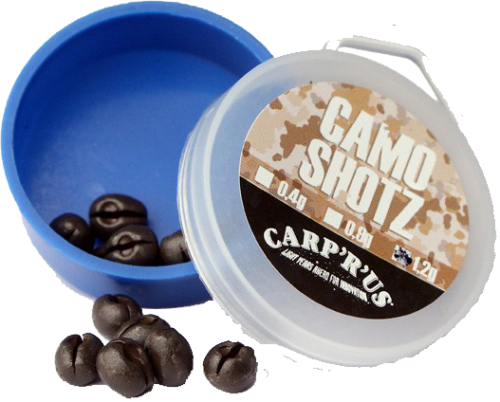 Carp'R'Us dociążenie Camo Shots 0.9g Camo Brown wedkarski sklep krokodyl.png