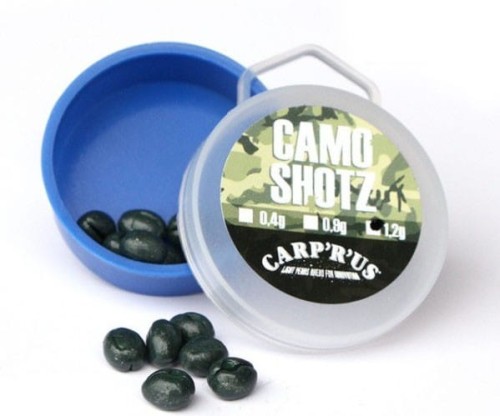 Carp'R'Us dociążenie Camo Shots 0.9g Camo Green wedkarskie centrum krokodyl.jpg
