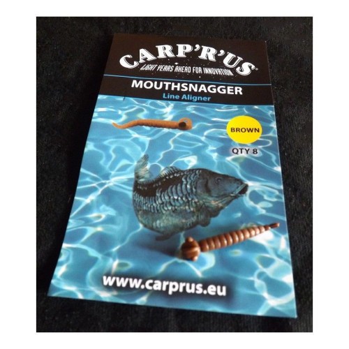 Carp'R'Us  Pozycjoner Mouthsnaggers Brown 8 sztuk wedkarkie centrum krokodyl1.jpg
