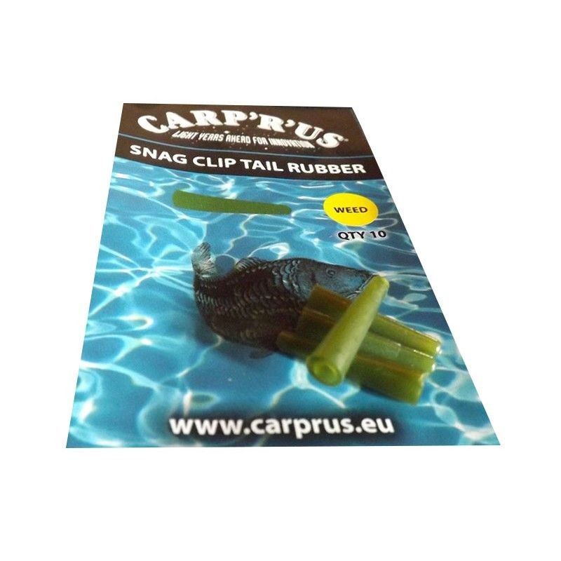 Carp'R'Us  gumki do klipsa Snag Clip Tail Ruber Green