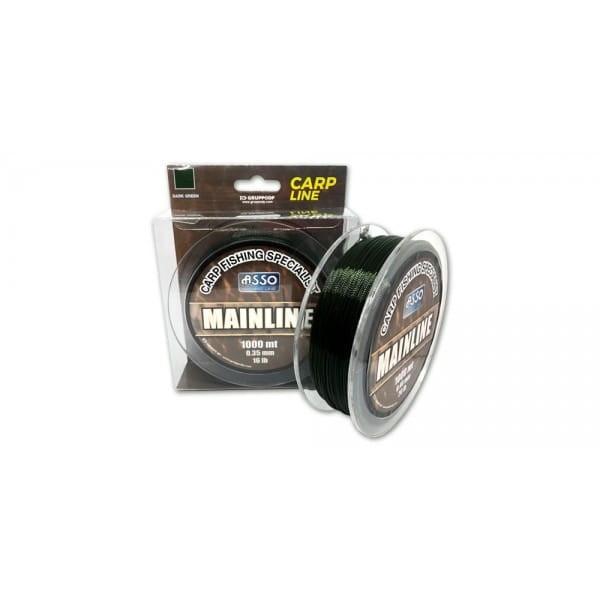 Asso Żyłka Karpiowa Mainline Master 1000M 0.30 mm zielona  