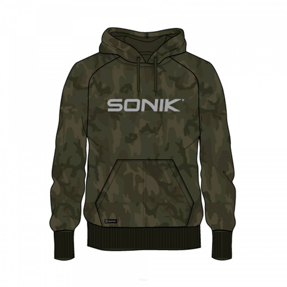 Sonik Bluza z kapturem Camo XL