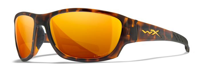 Wiley X okulary polaryzacyjne CLIMB Captivate Bronze Mirror Gloss Tortoise F