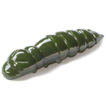 Fishup przynęta gumowa Pupa 0,9" - #110-Dark Olive - aromat serowy