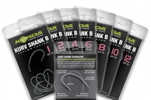 Korda haczyki Kurve Shank B 2  (barbless) wedkarski sklep krokodyl.jpg