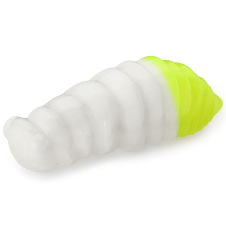 Fishup przynęta Maya 1,6" - #131-White/Hot Chartreuse - aromat serowy