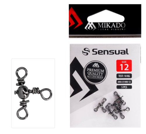 Mikado Krętlik Potrójny Baryłkowy rozmiar 6 wedkarskie centrum krokodyl.jpg