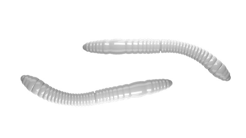 Libra Lures przynęta Fatty D'Worm Tournament 5,5cm 12szt. - ser - 001 White