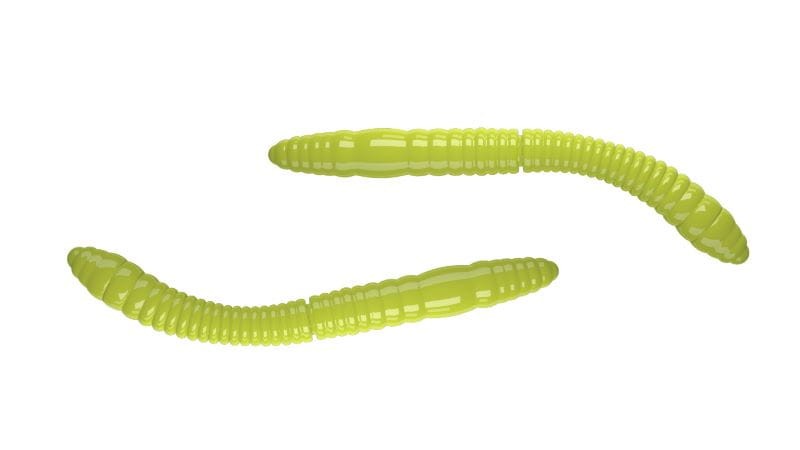 Libra Lures przynęta Fatty D'Worm Tournament 5,5cm 12szt. - bez zapachu - 006 Hot Yellow