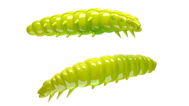 Libra Lures przynęta Larva 4,5cm 8szt. - bez zapachu - 027 Apple Green