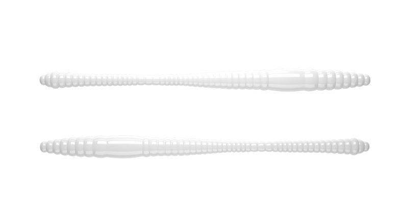 Libra Lures przynęta Dying Worm 7cm 15 szt. - bez zapachu - 001 White