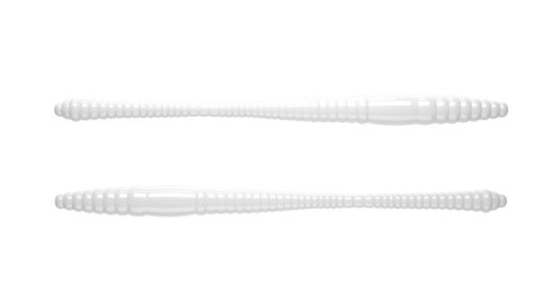 Libra Lures przynęta Dying Worm - 001 WHITE.jpg