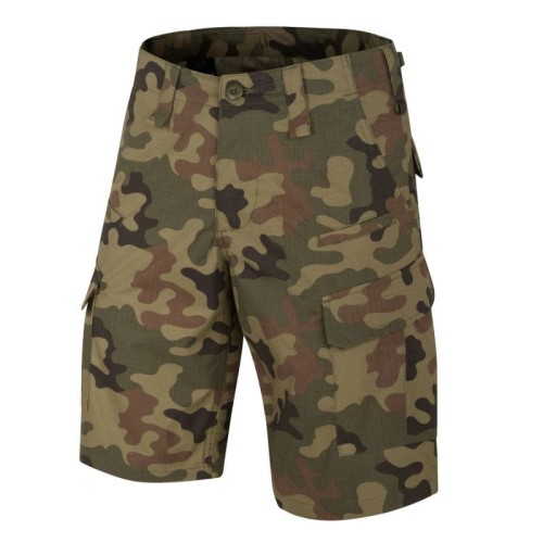 Helikon-Tex spodnie krótkie CPU Polycotton Ripstop Woodland - wędkarskie centrum krokodyl.jpg