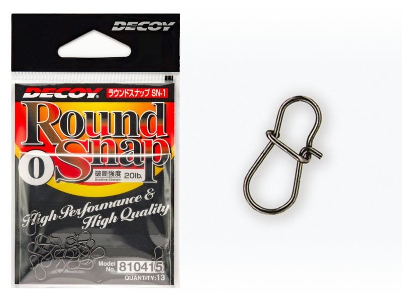 Decoy agrafki Round Snap SN-1 - #000 - 13szt.