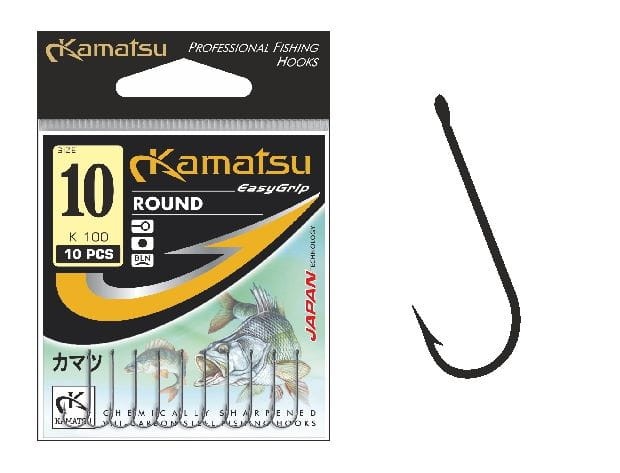 Kamatsu haczyki Round - #8 - 10szt.