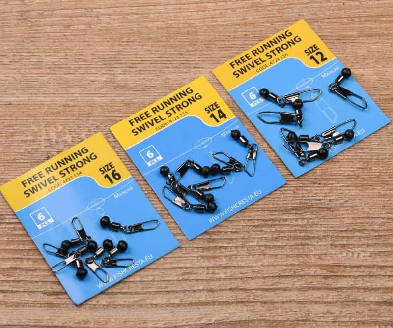 Cresta adapter z krętlikiem Free Running Swivel Strong 6szt. - #16