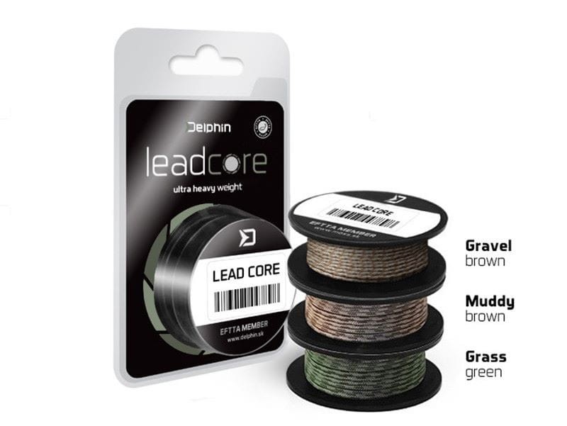 Delphin leadcore Grass - 45lb - 5m