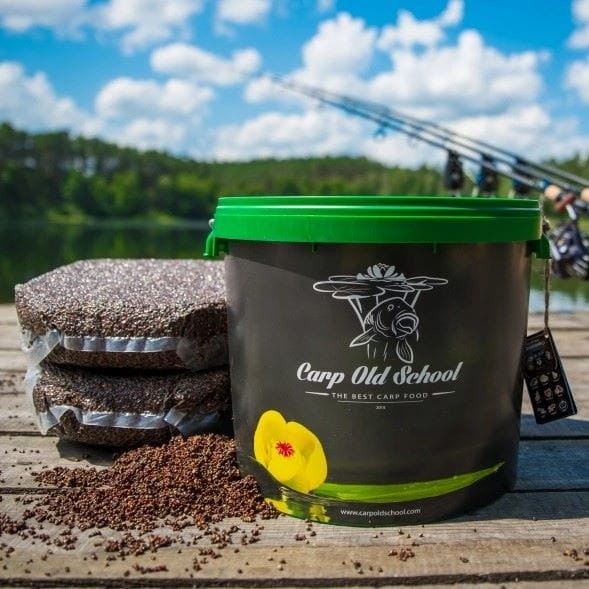 Carp Old School konopia/rzepik - wiadro 10kg - King Squid by Eko Baits (kałamarnica & scopex)