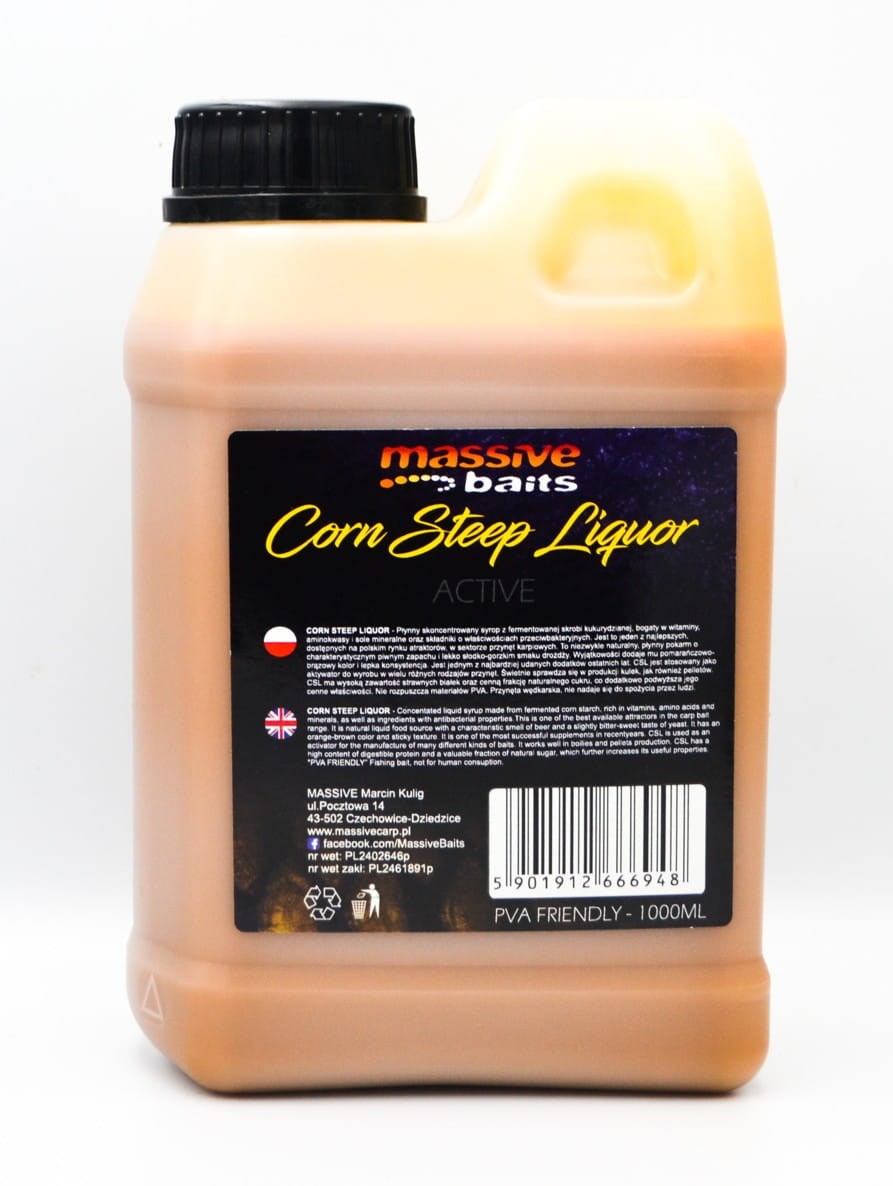 Massive Baits Liquid Corn Step Liquor 1000ml