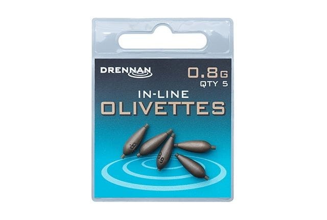 Drennan ciężarki przelotowe z igielitem - 0,8g - 5szt.