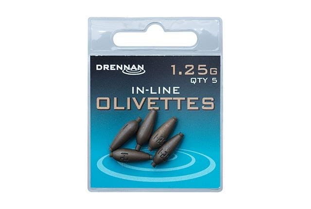 Drennan ciężarki przelotowe z igielitem - 1,25g - 5szt.