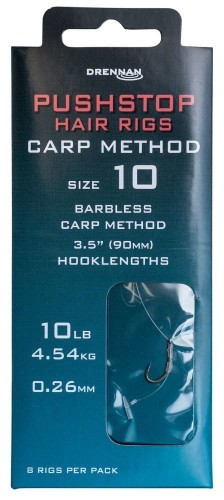 Drennan haczyki bezzadziorowe z przyponem Bandit Carp Method Pushstop H'Rig - wędkarskie centrum krokodyl (2).jpg