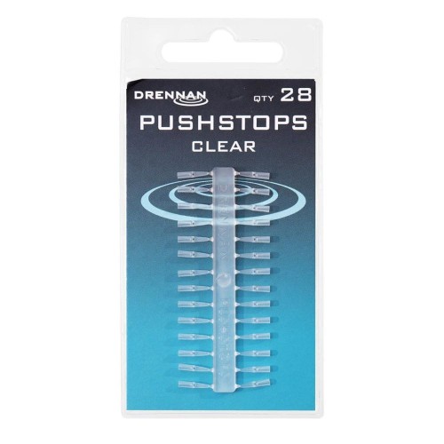 Drennan stopery pushstop 28szt. - przezroczyste - wędkarskie centrum krokodyl.jpg