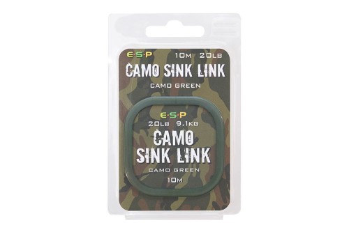 ESP plecionka przyponowa Camo Sink Link Green 20lb - wędkarskie centrum krokodyl.jpg