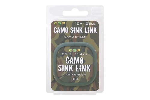 E5P plecionka przyponowa Camo Sink Link Green 25lb - wędkarskie centrum krokodyl.jpg