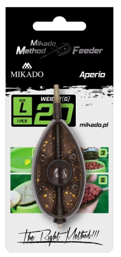 Mikado Koszyczek Method Feeder Aperio Q.M.F. L 40g wedkarski sklep krokodyl.jpg