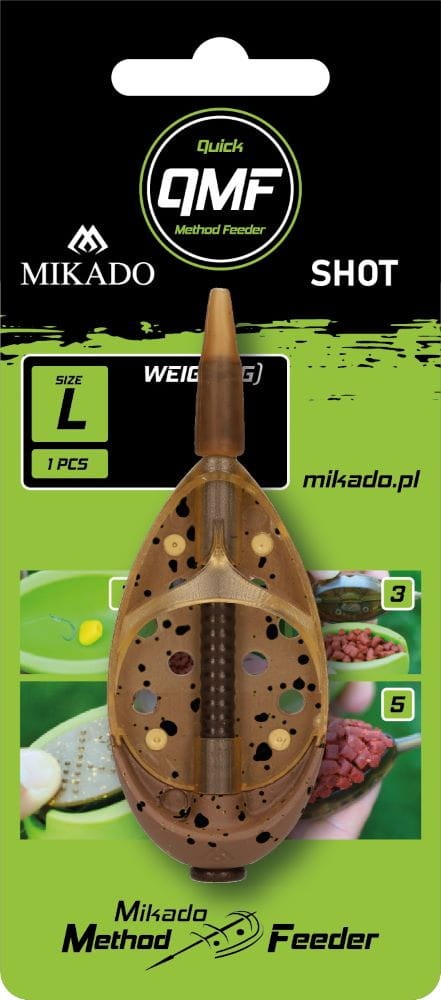 Mikado koszyk method feeder Shot Q.M.F. Large - 30g